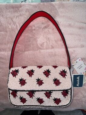 Viral beaded bag ladybugs NWT
